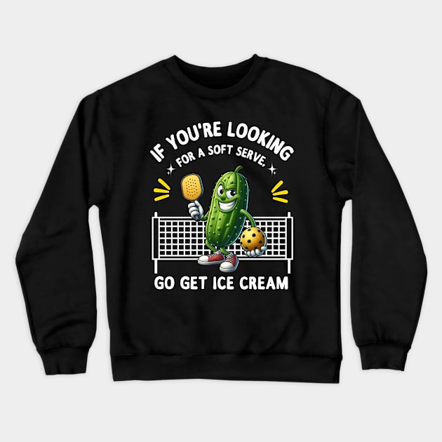 Funny Pickleball player gift,Racquetball Players Paddleball Sports Lover Crewneck Sweatshirt by Emouran